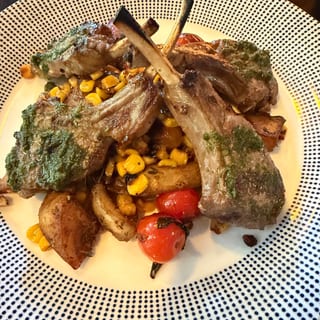 Grilled lamb chops