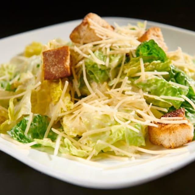 Traditional Caesar Salad.