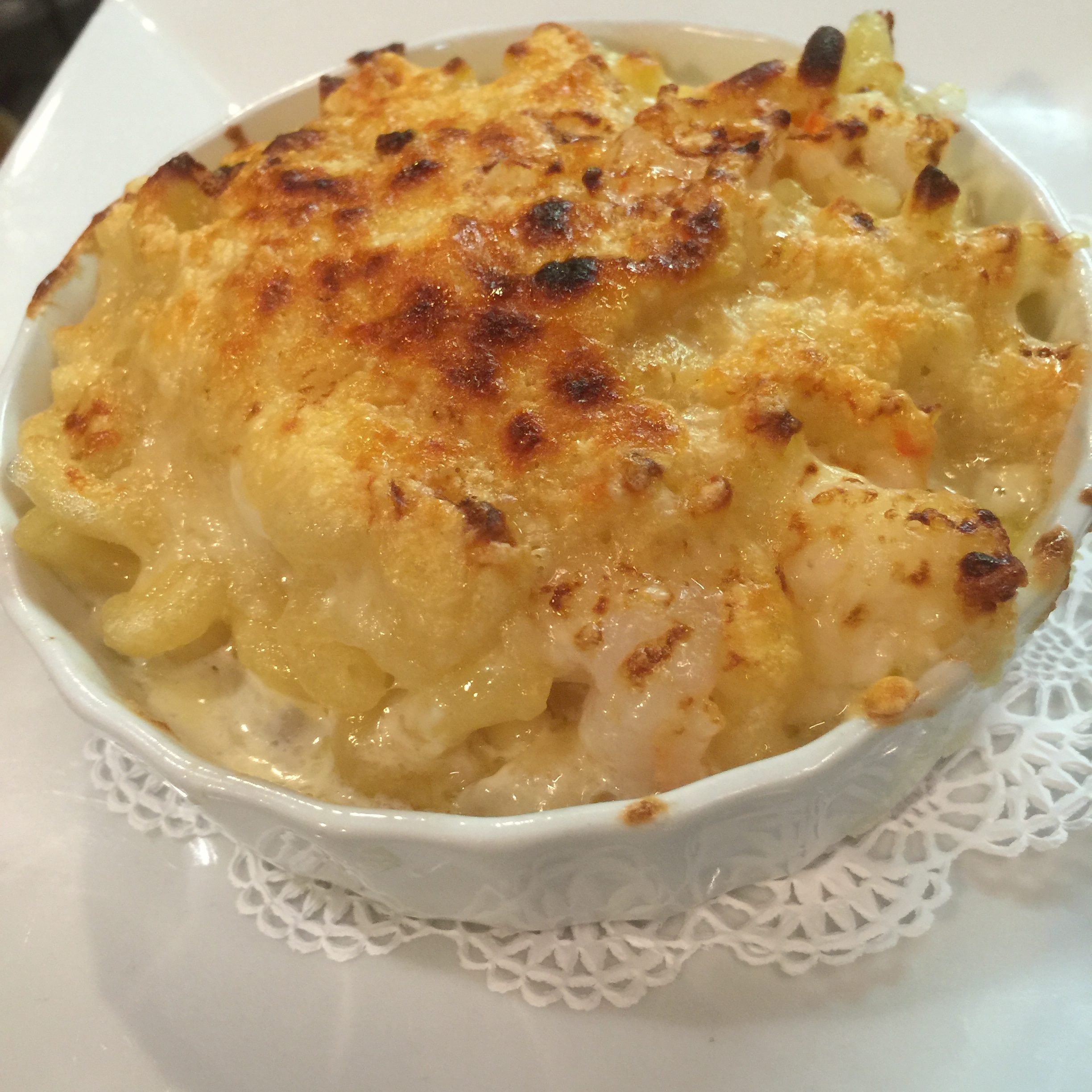 Lobster & Shrimp Mac & Cheese.