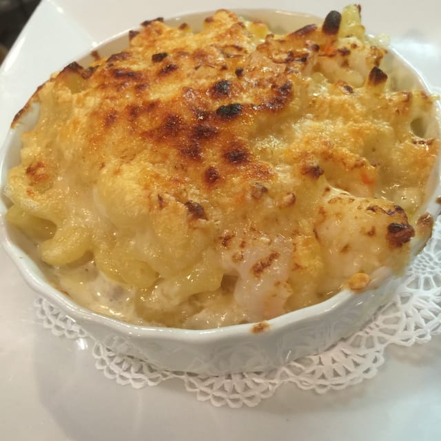 Lobster & Shrimp Mac & Cheese.