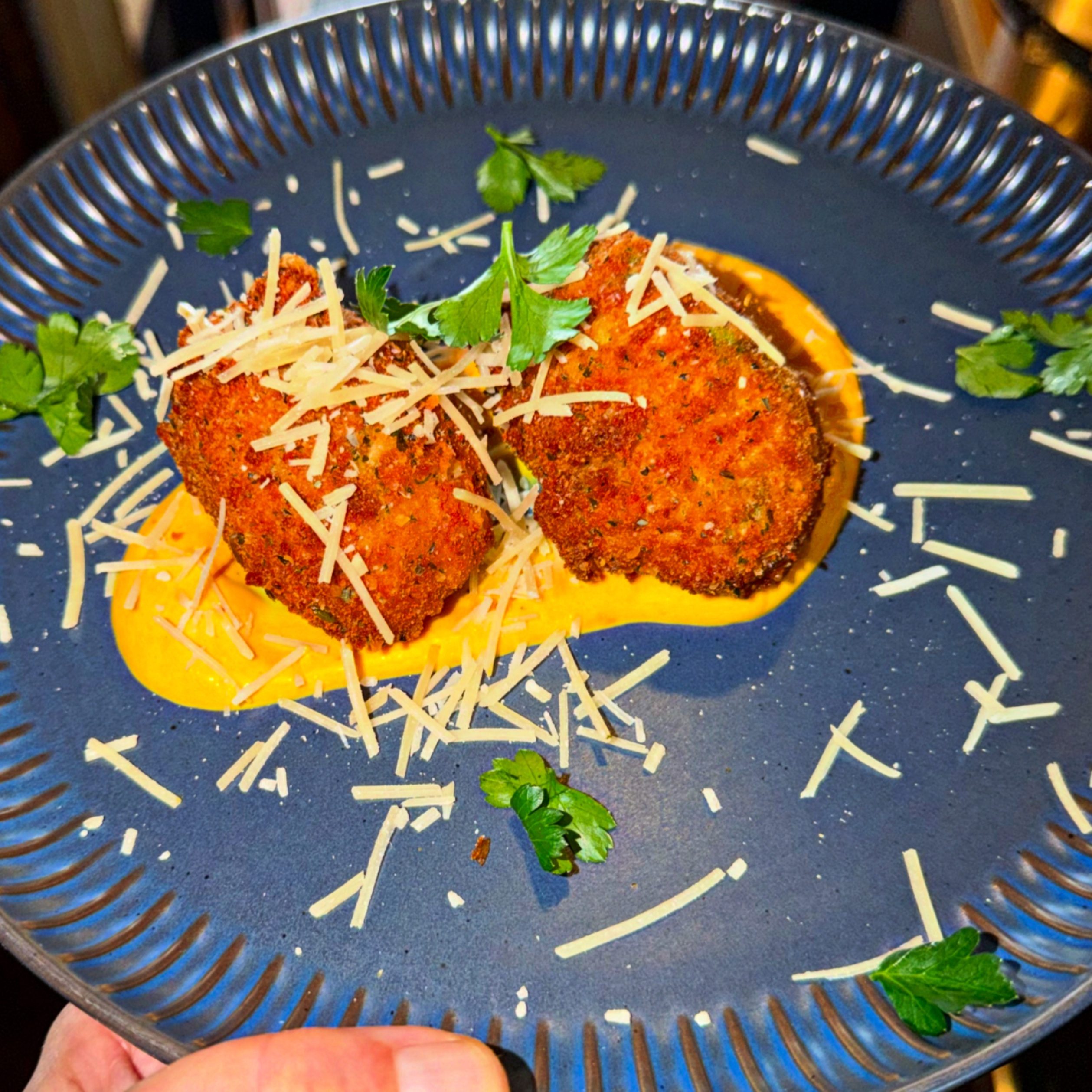 Arancini (rice ball).