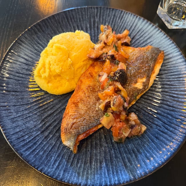 Crispy Skinned Branzini.