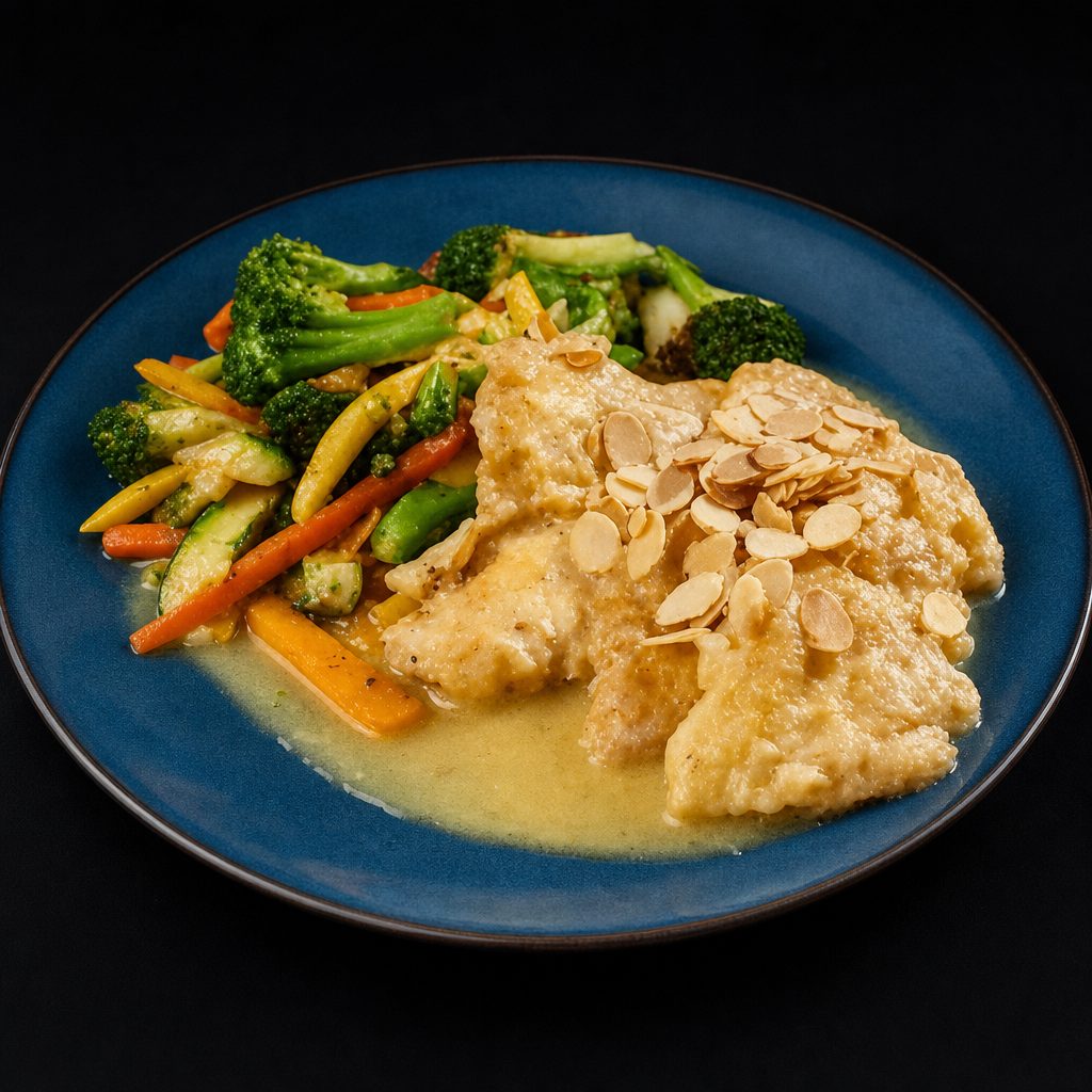 Sole Francese with Almonds.