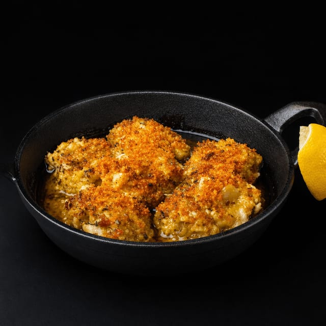Baked Chopped Clams Oregenata.