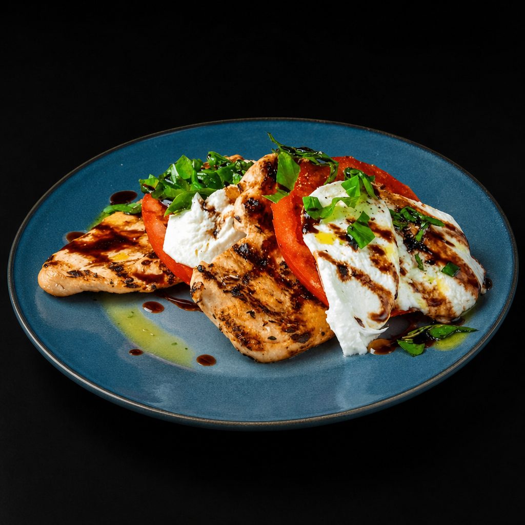 Grilled Chicken Caprese.