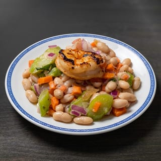 Lemon-grilled shrimp